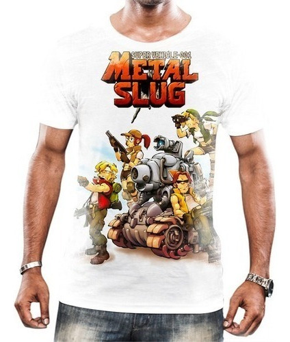 Camisa Camiseta Masculina Metal Slug Attack Jogo Relíquia 45