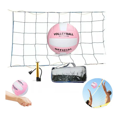 Kit Red Voleibol Inflador, Balon Y Valvula Accesorios Gratis | Meses sin interés