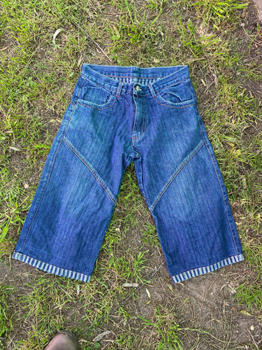 Bermuda Capri De Jean De Hombre Talle 16 Pata Ancha (e6)