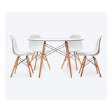 Mesa Eames Redonda 100 Cms + 4 Sillas Eames Tienda May