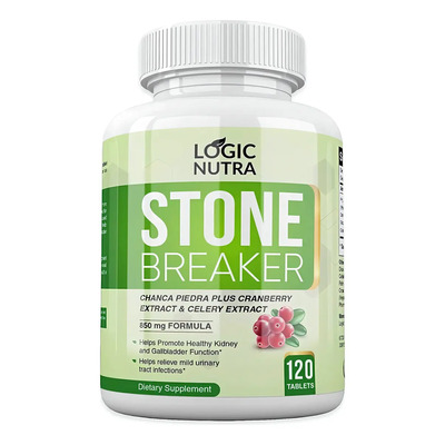 Stone Breaker Chanca Piedra Logic Nutra 120 Cápsulas Limpieza Riñón Natural | Envío gratis