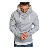 Hoodie Entallada Buzo Canguro Campera Hombre Casual 02