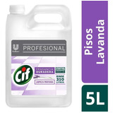 Unilever Cif Limpiador De Pisos Aroma Lavanda 5l