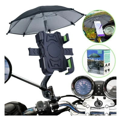 Funda Base Soporte Para Celular Moto Retrovisor Impermeable | MercadoLibre