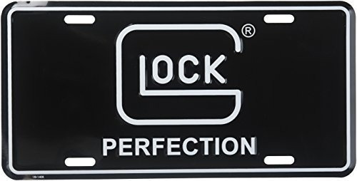 Glock Perfection License Plate Black