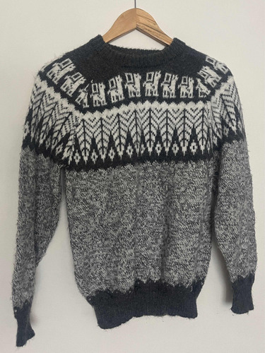 Sweater Lana De Alpaca Gris