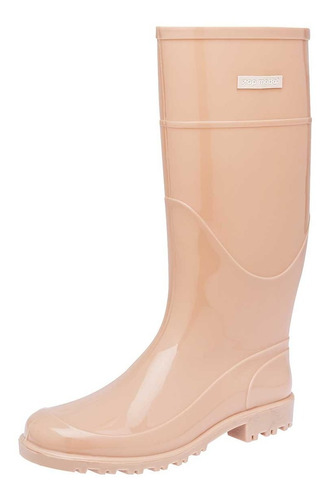 Bota Lluvia Mujer Top Moda 749 Beige 105-401