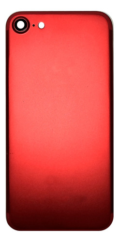 Tapa Trasera Para iPhone 7 Roja   Bandeja Simm Botones