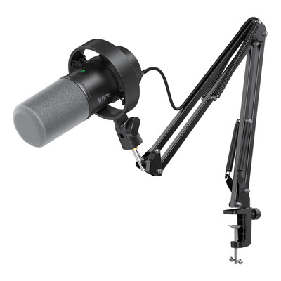 Micrófono Podcast Fifine K688 Usb\u002Fxlr Con Brazo, Sin Cargado | Envío gratis