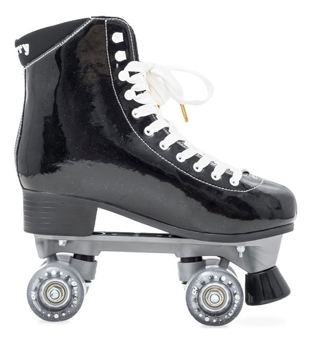 Patins Quad Hondar Cherry Preto Brilhante + Brinde