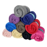 Cobertor Manta Fleece Casal Lisa Super Macia 1,80 X 2,00 Cor Azul