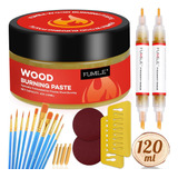 Kit De Gel Quemar Madera, 4 Oz De Pasta Quemar Madera, ...