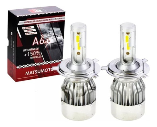 Kit 2 Ampolletas Turbo Led H4 Matsumoto / Envío Gratis