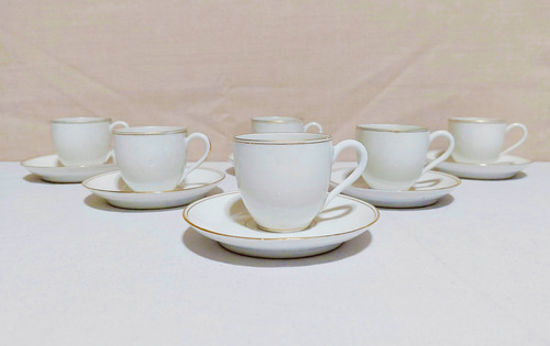 Juego De 6 Tazas Para Cafe Porcelana Limoges M Fres