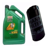 Kit Aceite Castrol 25w60 + Filtro Mann Jetta Pointer Ibiza