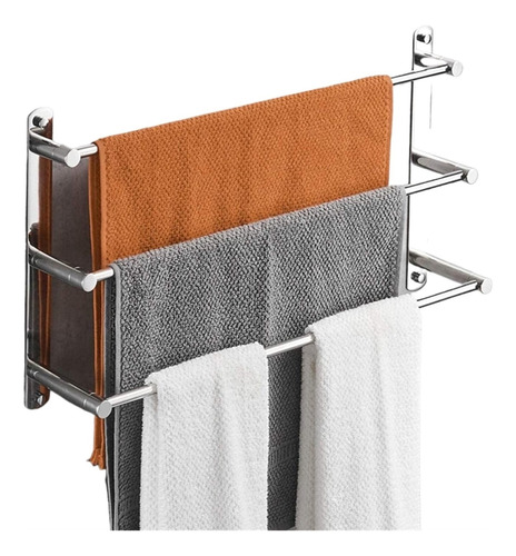 3 Capas Accesorios De Baño 40cm De Acero Inoxidable