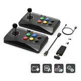 Controles Sem Fio: Joystick E Botões Usb Arcade