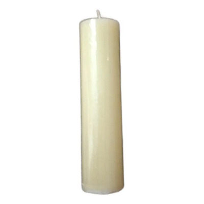 Cirio Blanco De Cera De Abeja De 5x19 Cm | MercadoLibre