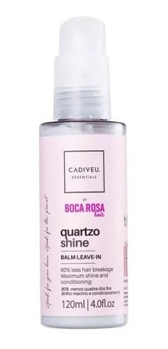  Boca Rosa Hair Quartzo Shine Balm - Leave-in 120ml Cadiveu