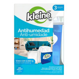 Vaso Cuadrado + 3 Recargas Kleine Absorbe Humedad Sin Aroma