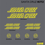 Santa Cruz Kit2 Sticker Calcomania Para Cuadro De Bicicleta