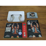 Wwf War Zone N64 P/ Nintendo 64 C/ Caixa E Manual Original 