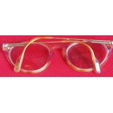 Cartier Paris 130 Dorado Oro Anteojos Lentes Armazón Carey 