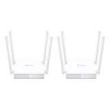 Kit De 2 Router Repetidor Tp-link Archer C24 Doble Banda