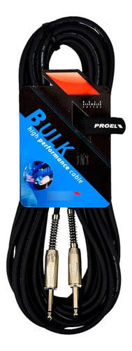 Cable Instrumento Proel Bulk100lu10 10mt Guitarra Bajo Piano