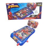 Fliper Pinball Electronico Spiderman Hombre Araña Luces Soni