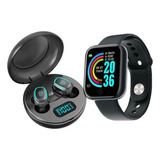 , Reloj Inteligente Y68 D20 +a10 Tws Bluetooth Touch ,