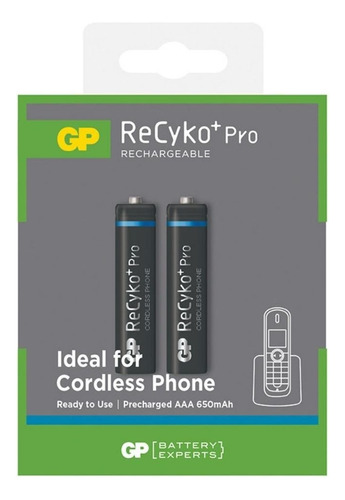 Pilha Gp Recyko+ Pro Aa Nimh Gprhc182c090 1800mah