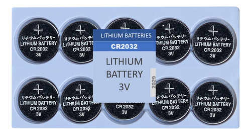 Bateria Pila Cr2032 Litio 3v 2 Pack X 5 / 10 Pilas 2032