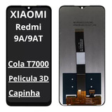 Tela Frontal Original Redmi 9a/9at+ Pelic.3d+ Capinha+ Cola