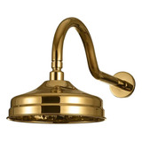 Ducha Chuveiro Retro Inox Trombetas Pingoo.casa - Dourado