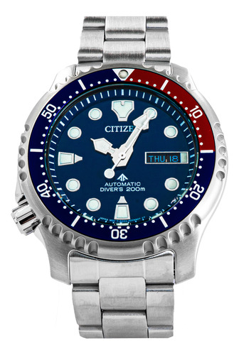 Relógio Citizen Automático Diver S Tz31696f Masculino Casual