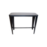 Mesa Barra Alta Tromen Linea Runko 120 De Chapa Negra