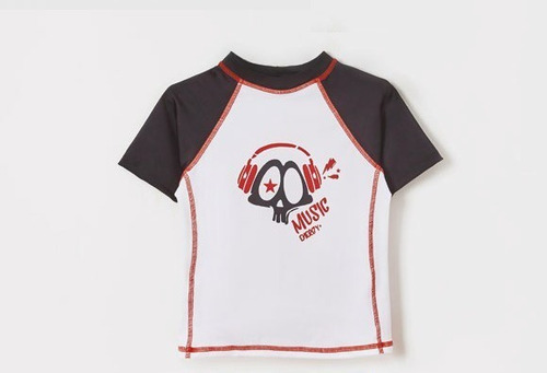 Remera Malla Manga Corta Niños Grafitti  Promesse Mb65013v22