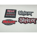 4 Patchs De Alta Qualidade Bordado Da Banda De Rock Slipknot