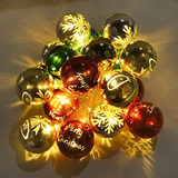 Luces De Navidad De 10 Pies 20 Luces Led De Bolas, Func...