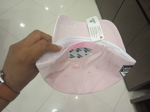 Gorra Para Dama Rosa Lacost