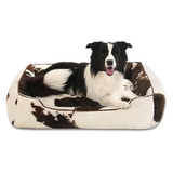 Bedfolks Camas Para Perros Grandes, Cama Rectangular Lavable