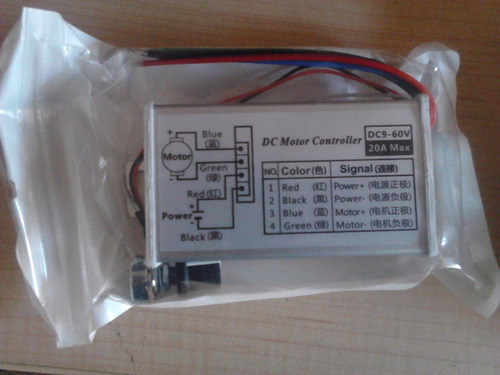 Dc Motor Controller Dc9-60v 20a Max