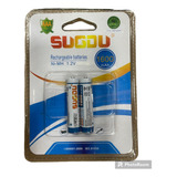 Pack 2 Pilas Recargable Triple Aaa Ni-mh 1,2v 1600mah Sugdu