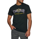 Thrasher Fortune Logo Polera, Negro, Pequeño