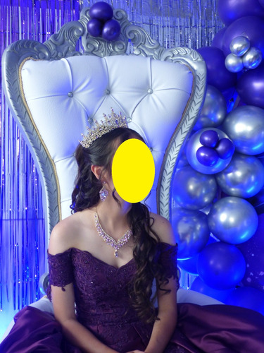 Vestido Quinceañera Con Accesorios Una Sola Postura