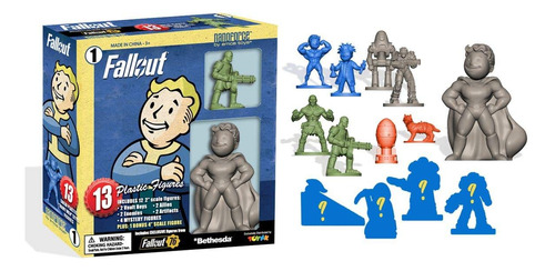 Fallout Nanoforce Series 1 - Colección De Figuras De Const.