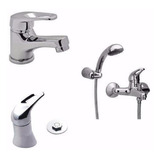 Griferia Baño Completo Link Monocomando Hydros Lav Bide Duch