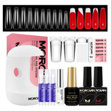 Morovan Kit De Estampador De Manicura Francesa Con Capa Base