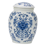 Porcelana Temple Ginger Jar Jarrón De Cerámica Bote De Té